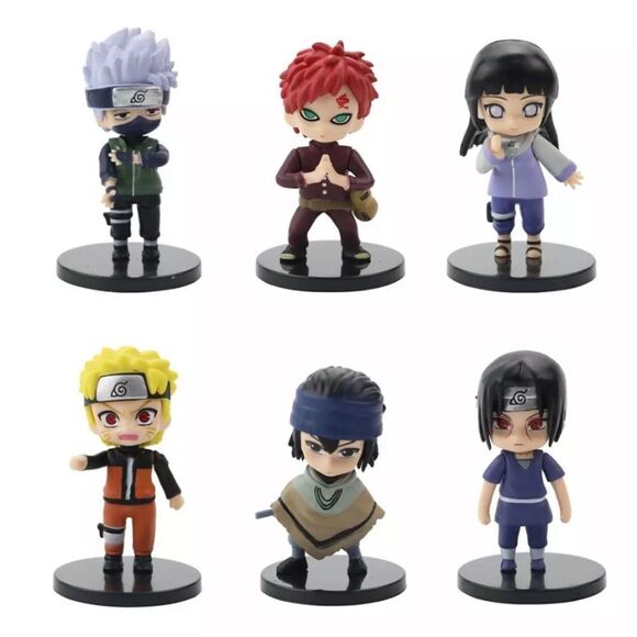 12PCS/SET Naruto Shippuden Figures (Hinata, Sasuke, Itachi, Kakashi, and more) - Picture 5 of 6